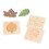 4Pcs Wooden Jigsaw Leaves Develop Skills Bright 10