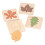 4Pcs Wooden Jigsaw Leaves Develop Skills Bright 5