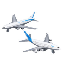 2 Pcs Airplane Model Simulation Alloy Model Toy