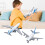 2 Pcs Airplane Model Simulation Alloy Model Toy 11