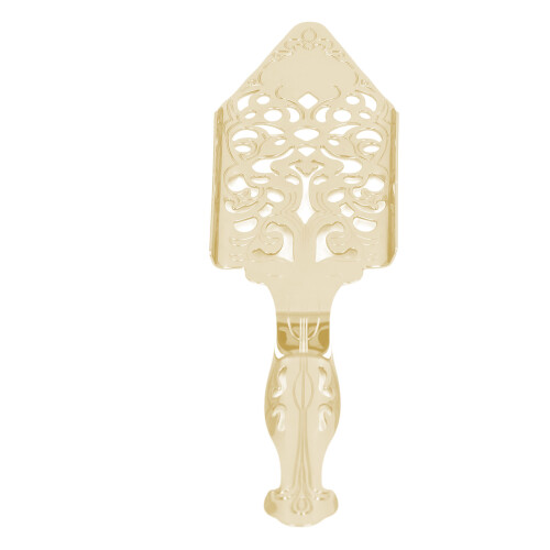 Edelstahl-Absintfilter-Löffel mit Gold-Finish für Barkeeper 2