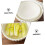 Ceramic Soup Bowl Large White Ceramic Dish Baking Dish with Deep Sides and Durable Design 3