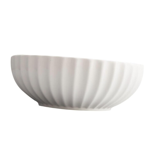 Ceramic Soup Bowl Large White Ceramic Dish Baking Dish with Deep Sides and Durable Design