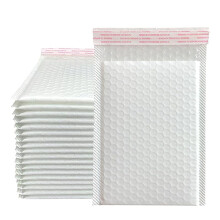 Bubble Envelopes 50 Pack Black White 11x15cm Ziplock Bubble Mailers Mylar Packaging Bags for Shipping