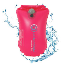 Waterproof Bag for Swim Ring, Tearproof Safety Float for Swimming, Bubble Swim Float, Pink Color, Ideal for Einfacher Pressetest