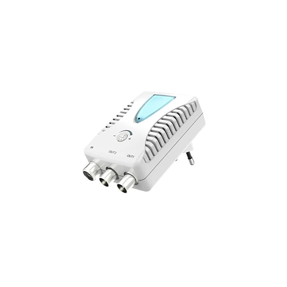 AMPLIFICATORE A LARGA BANDA-CATV PER 2 APPARECCHI HAMA