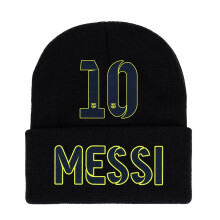 (Green)Lionel Messi Strickmütze schwarz Unisex rund Zylinder warm Alltag Geschenke Fans