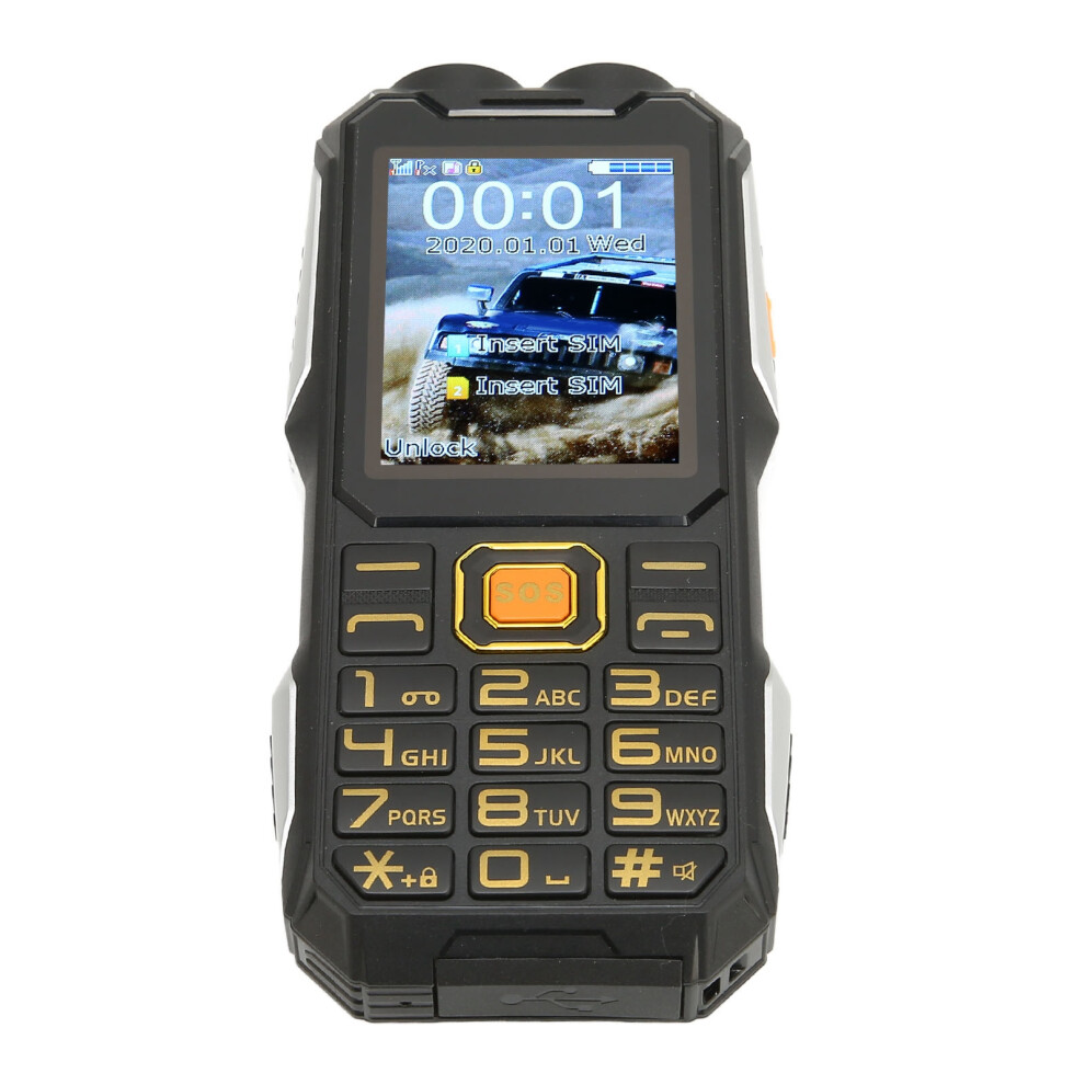Q8 2G Unlocked Senior Phone 16800Mah Big Button 2.4In Black 9361344368340