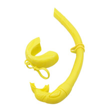 Roll-Up Silicone Snorkel for Swimming and Diving, Adjustable Hanging Buckles for Spearfishing and Freediving, Lightweight Design