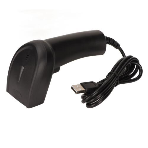 Handgehaltener USB 1D Barcode-Scanner MJ 1400C, 4mil, Schwarz 1