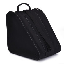 Handy Skate Storage Bag Lightweight Design for Ice Skates Travel to Rinks Parks Black Durable Water-Resistant Material