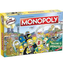 Los Simpson Monopoly Edición Coleccionista Juego de Mesa Tarjetas Regalos Familiares Fiesta
