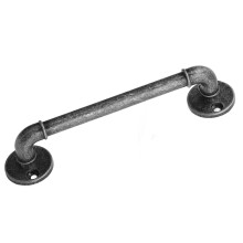 Retro-Türgriff aus Zinklegierung, Silber, Lochabstand 12,8 cm
