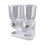 Cereal Dispenser ABS Dual Containers Airtight 9