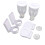 Cereal Dispenser ABS Dual Containers Airtight 3