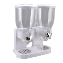 Cereal Dispenser ABS Dual Containers Airtight