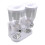Cereal Dispenser ABS Dual Containers Airtight 6