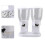 Cereal Dispenser ABS Dual Containers Airtight 8