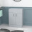 NES Home Nes Home 600mm Vanity Unit Cabinet With Worktop Matte Grey 5