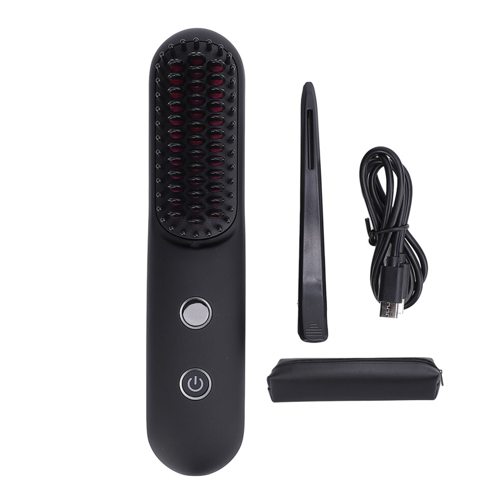 Hair Straightener Brush Cordless Negative Ion Hair