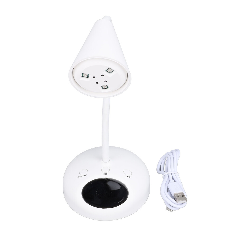 Light Gooseneck Led Nail Lamp 8S Fast Curing 360 Degree