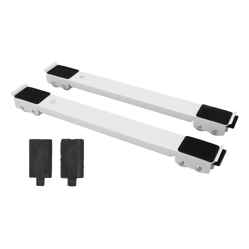 2Pcs Furniture Appliance Roller Steel 300Kg Load White 8142674733999