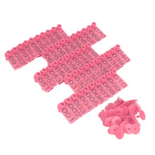 Premium nummerierte rosa Ohrmarken 100er Set für Rinder, Schafe & mehr