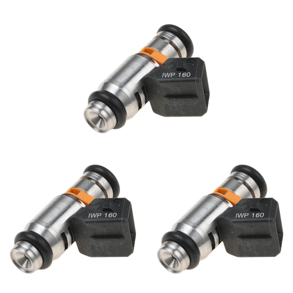 3X Car Iwp-160 Iwp160 For 500 Punto 71792994 77363790 71724545 Fuel Injector Nozzle Black/Silver 4854095596636