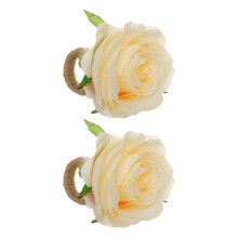 2St Napkin Buckles, Gele Bloemvorm Voor Huis En Feest