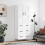 VidaXL vidaXL Highboard White 69.5x34x180 cm Engineered Wood 1