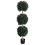 Leaf 150cm UV Protected Triple Ball Topiary Tree Artificial 1