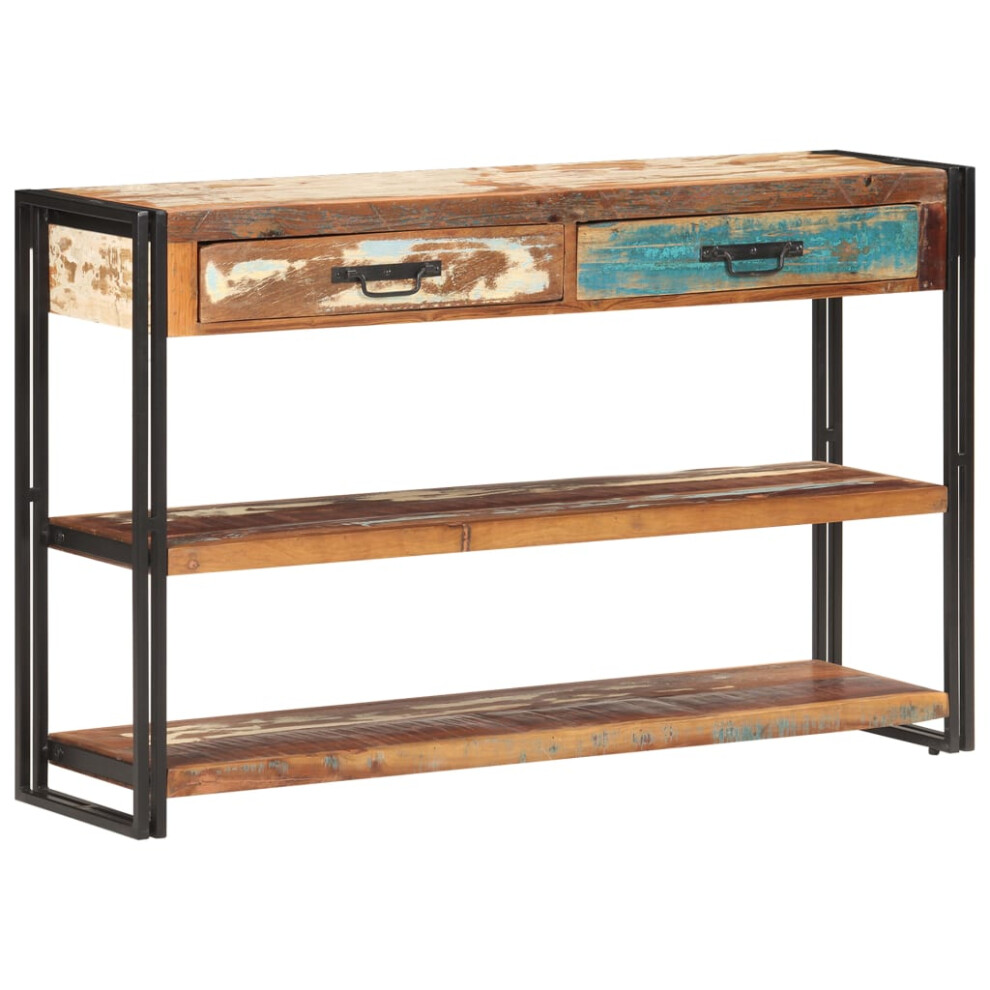 Vidaxl Sideboard 120X30x75 Cm Solid Reclaimed Wood