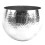Leaf Leaf Large Metal Planter 22 x 18cm Hammered Silver Colour - Straight Edge 1