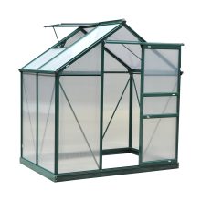 1.9x1.3x2 m Walk-In Mini Greenhouse-Dark Green Frame