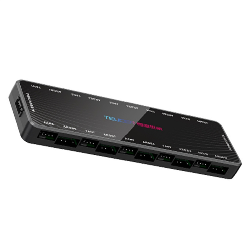 HUB ARGB/PWM LP-10 con controller ARGB 2 in 1 1