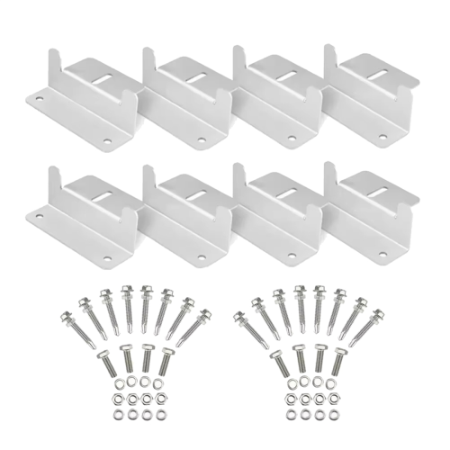 8PCS Solar Panel Mounting Bracket Kits Roof Z-Style Bracket A