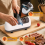 Electric Knife Sharpener, Cordless 2Stage Sharpening Diamond 3