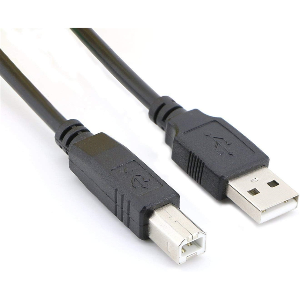 Usb Pc Computer Cable, Printer Cable, Copier Scanner Cable Black 4851112333380