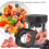 Fruit Vegetable Cutter,Detachable Bite Size Food Cutter 2