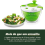 Centrifugadora de salada grande - Lave e seque folhas verdes para salada 2