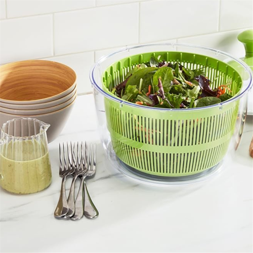 Centrifugadora de salada grande - Lave e seque folhas verdes para salada 2
