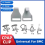 4 hebillas para arnés CPAP 3