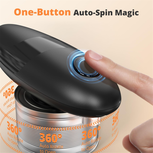 Electric Can Opener,Automatic Can Openers with Smooth Edge 2