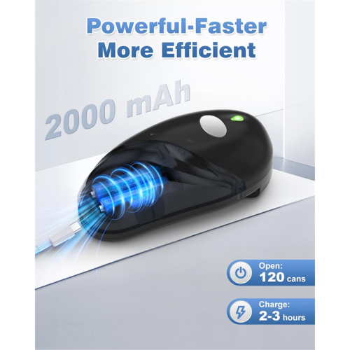 Ouvre-boîte électrique rechargeable pour seniors 1