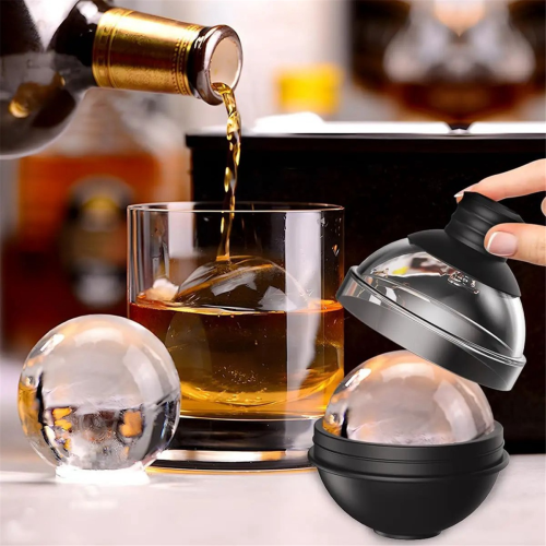 2x Eishockey Form Silikon Eisform für Cocktails Einfach Entformen 2