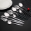 16Pcs Blue Silver Dinnerware Stainless Steel Cutlery Set 3