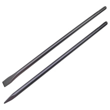 SDS Max Set, 1 Inch Flat Chisel and Point Chisel, Tile Removal Tool