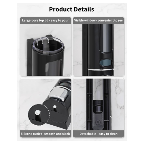 1200ML Wall-Mounted Shower Shampoo Dispenser 1