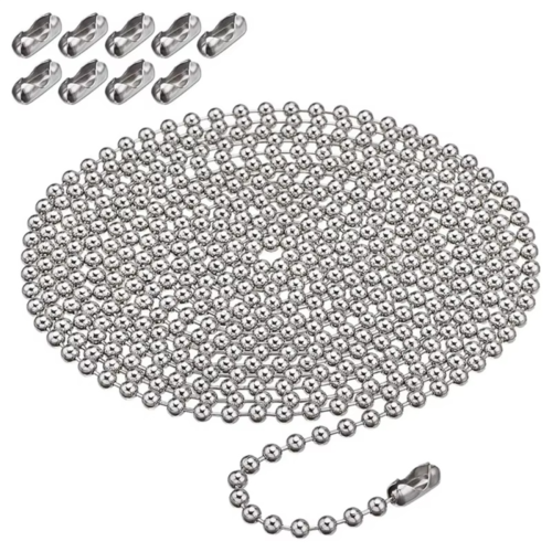 Roller Blind Fitting Metal Bead Chain with Bead Buckles Accessories
