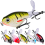 Angelköder Topwater Whopper Popper Schwimmender Wobbler 12g A 6